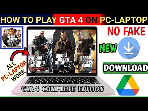 How to play GTA 4 in PC - Laptop | GTA 4 Complete Edition download for all Pc | GTA not work