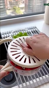 Is it a Colander, a Washing Bowl, or a Storage Box? 🤯😍 #kitchengadgets #homeessentials