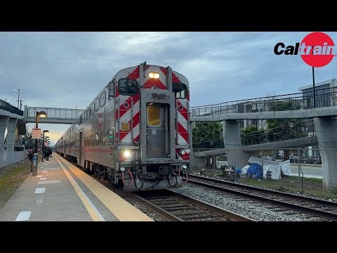 [1000 sub sp.] Caltrain Morning Rush Hour Cab Ride on train #303/#403 (Blossom Hill - San Francisco)