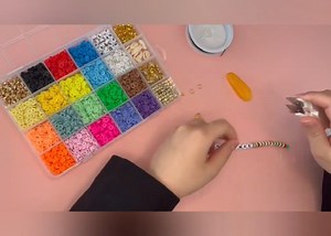 Watch clay beads for jewelry making on Amazon Live