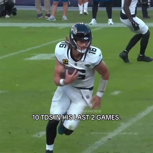 Trevor Lawrence 23/36, 299 YDS, 4 Total TDs, 0 INT vs DEN Today. TREVOR HAS 10 TDS IN HIS LAST 2 GAMES. #JacksonvilleJaguars #Jacksonville #Jaguars #NFL #DenverBroncos