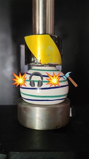 Crazy Hydraulic Press Experiments 💥 | Glass Explosions & Ceramic Smash! #hpczone #crushingtime