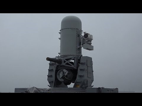 高性能20mm機関砲CIWS操法展示（護衛艦いせ一般公開2024年・苫小牧港） CIWS Operation Demonstration at JS Ise Helicopter Destroyer