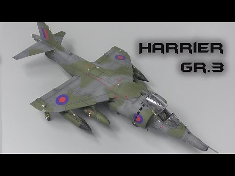 Harrier GR.3 Rapid Video Build : Kinetic Model Kits : 1/48 Scale