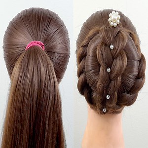 Attractive open hairstyle for function | beautiful hairstyle | Rana Craft