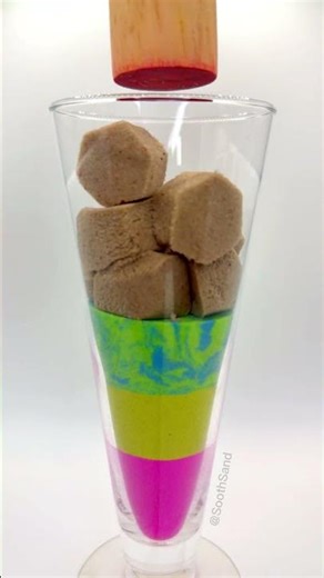 Very Satisfying and Relaxing, Kinetic Sand ASMR, Drop and Squish Sand