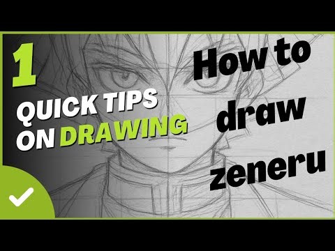How to Draw Zenitsu Step by Step | Outline to Ink to Color | Demon Slayer Art