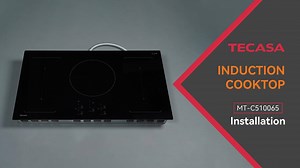 Tecasa 36 Inch 5 Burners Induction Cooktop in Black, Built in Stove Top with Bridge Element, Flex Zone, and Boost Function