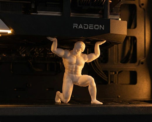 Supporto GPU – Supporto GPU Sag – Supporto per PC Atlas Figure, Supporto per scheda grafica - Etsy Italia