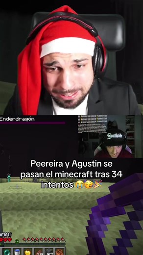 Peereira y Agustin se pasan Minecraft en 34 intentos