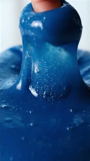 Satisfying Slime ASMR 💙 Poke & Stretch!