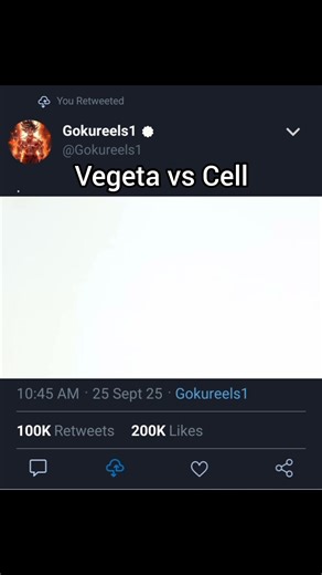 4.7K views · 90 reactions | Vegeta vs Cell | Gokureels1 | Facebook