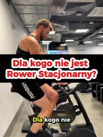 Dla kogo nie jest rower stacjonarny #siłownia #rower #rowerstacjonarny #cardio #aeroby