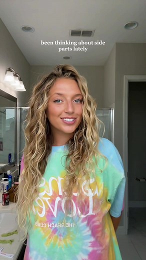 Wavy Hair Routine: Side Part Tutorial and Products