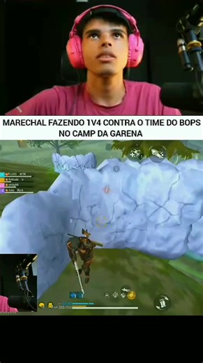 marechal fazendo 1v4 contra o time do bops#FreeFire #marechalff #clipsff #ff