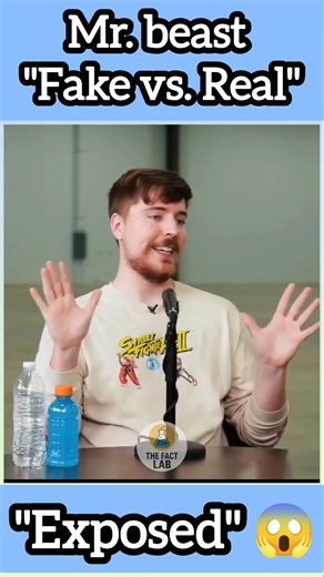 MrBeast LIED To Us? 😱 (Fake vs Real) #mrbeast #facts #shorts