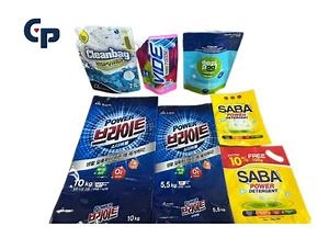 [Hot Item] Washing Powder Bag Baby Laundry 250ml 1L 2L Soap Detergent Packaging with Handle