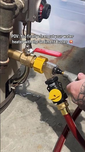 The Sediment Buster is here to help make your life easier 😏🙌 #automobile #plumbingtime
