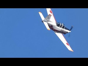 T-7 初等練習機、岐阜基地10/18機動飛行訓練、エキスパートの操縦は見事です。