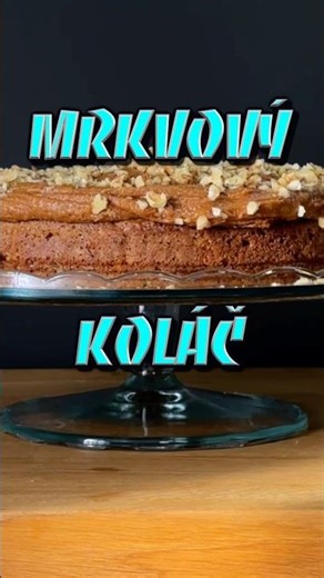 Mrkvový koláč 🥕 celý recept na iG profile