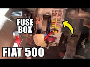 Fiat 500 Fuse Box Location - Step by Step