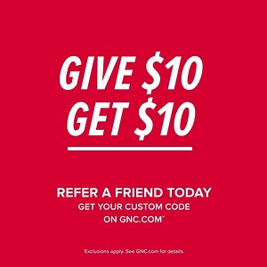 171 reactions · 33 shares | Give your friends $10 off their first order of $75+ with a custom code.欄When they make a purchase, you get $10 off $75+ too!  | GNC Live Well | Facebook