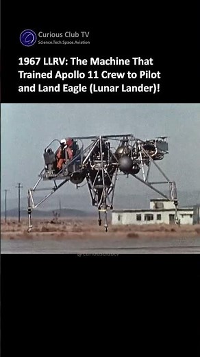 Flying Bedstead Machine That Trained Apollo 11 Crew 👩🏽‍🚀