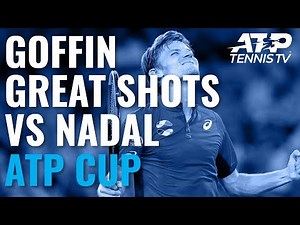 David Goffin Brilliant Shots in Win vs Nadal | ATP Cup 2020