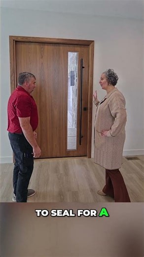This 5-Foot Walnut Door Has No Traditional Hinges (Built for Cold Climates)