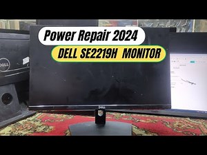 Dell SE2219H Monitor Repair 2023: Fix Power & Screen Issues | Created by Afjal Hossain