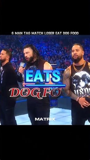 6-Man Tag Match | Loser Eats Dog Food! 😳🔥 WWE SmackDown 2020 | Roman Reigns & Usos vs Corbin Team