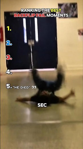 Ranking the best backflip fails 💀✨️