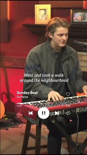 Surfaces- Sunday best lyrics