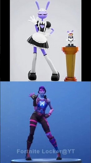 (TADC) Maid Jax Dance vs. Fortnite Star Power Emote #shorts #tadc #tadcjax #fortnite