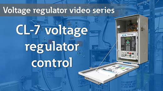 CL-7 voltage regulator control - Cooper Power series - Eaton videos