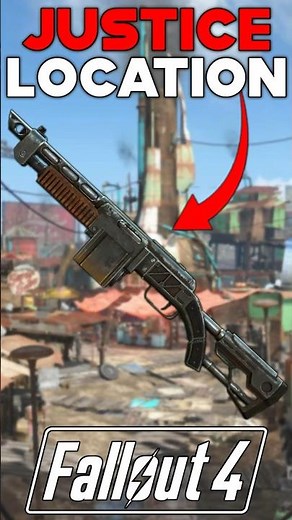 LEGENDARY JUSTICE SHOTGUN LOCATION IN FALLOUT 4
