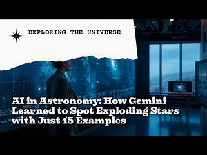 AI in Astronomy How Gemini Learned to Spot Exploding Stars with Just 15 Examples