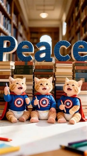 👶 Peace, Love & Triplets: How Babies Changed the Library Director's Mind! 🕊️