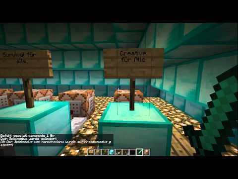 Minecraft | Mit dem Command Block den Spielmodus ( Gamemode ) wechseln