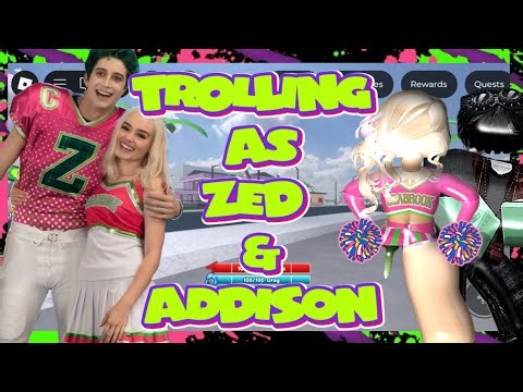 TROLLING IN BADDIES AS ZED AND ADDISON IN ZOMBIES IN BADDIES ROBLOX {MOBILE GAMEPLAY}