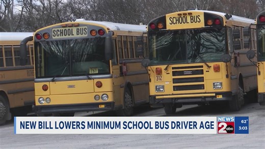 New bill lowers minimum school bus driver age
