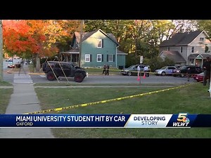 Miami University student in critical condition after being hit by car in Oxford
