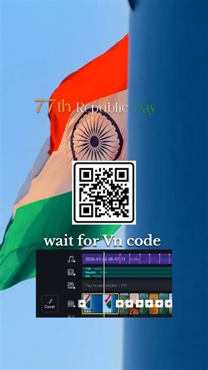 VN ✨ on Instagram: "18 clips 📲 Vn tutorial . . 77th republic day 🇮🇳.. . . . VN app high quality export settings ✅ 1080 / 30 fps / 30 bitrate. Instagram upload high quality setting on ✅. Open Vn App and scen the QR code and upload video clips and export the video ✅.. . . . Follow @samir_tutorial for more 📈.. . . . #vntutorial #vncode #republicday #ａｓｔｈｅｔｉｃ #editor"