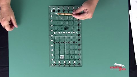 Creative Grids Quilt Ruler 4-1/2in x 18-1/2in Rectangle – CGR418 – Made in USA, Non-Slip Grip Acrylic Quilting, Sewing, Crafting, Patchwork Ruler for Measuring & Cutting Fabric