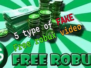 5 types of Fake/Dumb free robux Tutorial Video be like: (Funny moments)