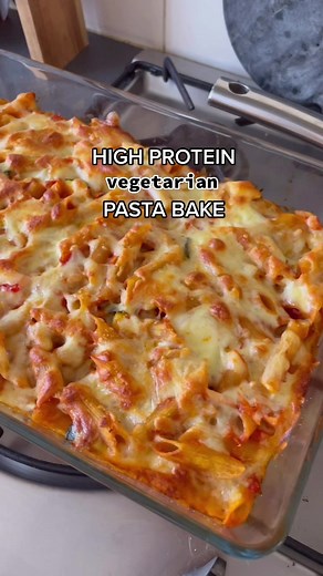 High-Protein Vegetarian Pasta Bake Recipe