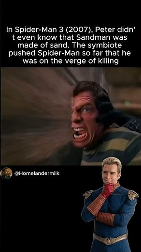 In Spider-Man 3 (2007), Peter hadn't even met Sandman.