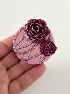 Rose flower mold Sku Pm326 Perfect size for small treats Can be used for fondant or chocolate #chocolate #customtreats #treatmaker #custommade #treatbox | Christine's Molds