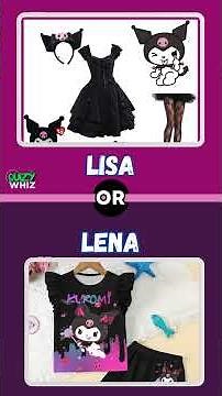 Lisa or Lena 💖 Short Sanrio Dress Showdown – Cute, Chic, or Totally You