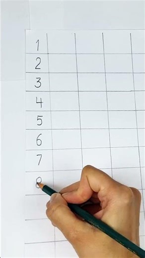 Perfect Number 1-20 Writing Technique Revealed 📝 #tutorial #numbers #satisfying